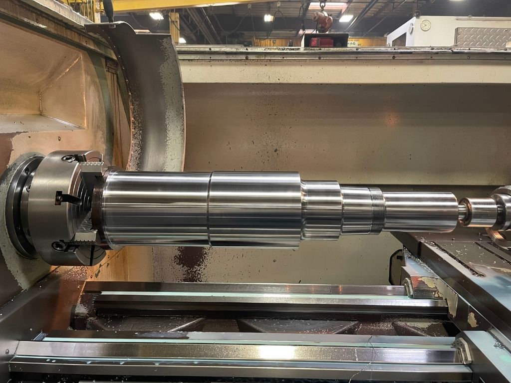 CNC manufacturing of shaft rolling form