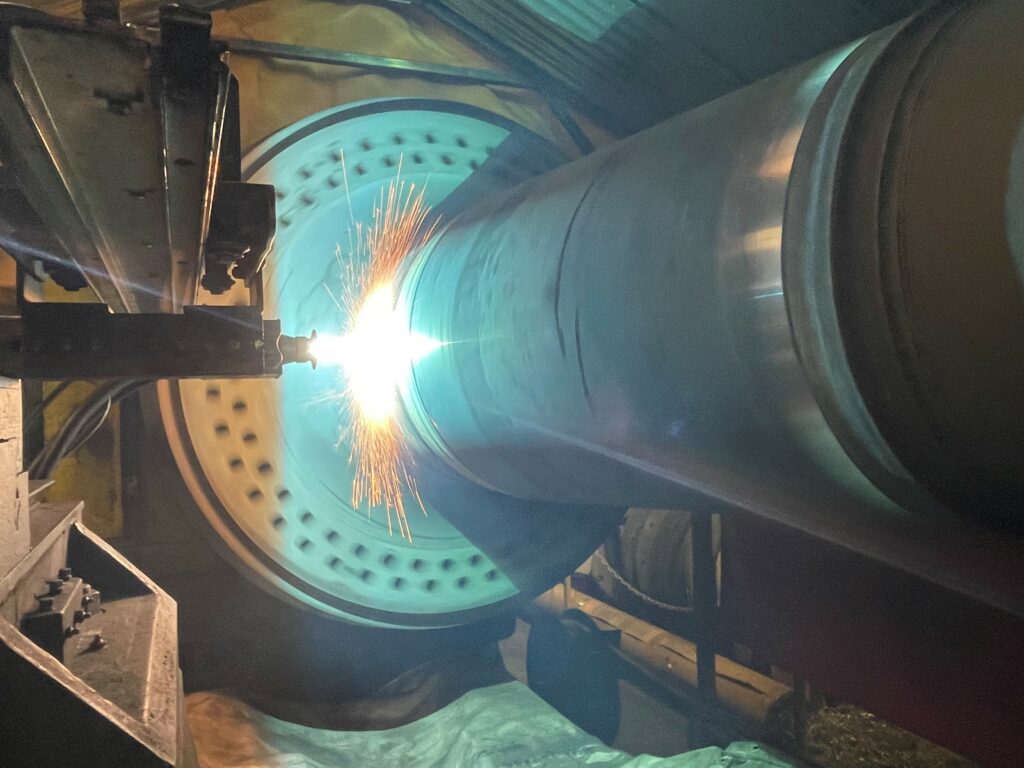 thermal-spray-repair-wind-turbine-main-shaft